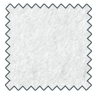 Hockerbezug "Medium", Farbe weiß