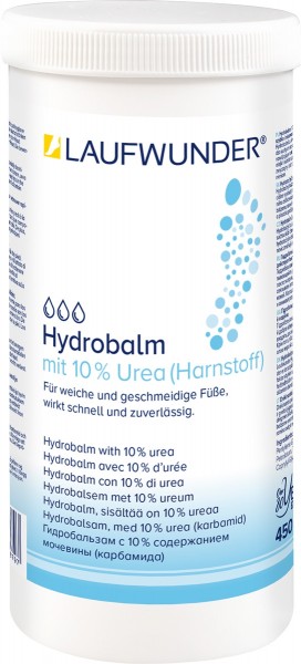 Laufwunder Hydrobalm mit 10% Urea, Nachfülldose, 450 ml