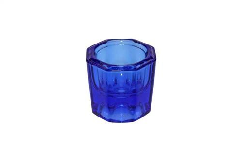Dappenglas, blau