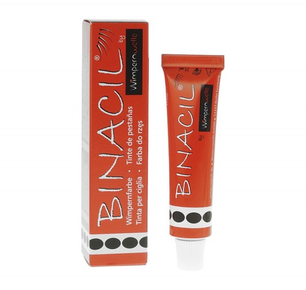 BINACIL® Wimpern- und Augenbrauenfarbe, schwarz, 15 g